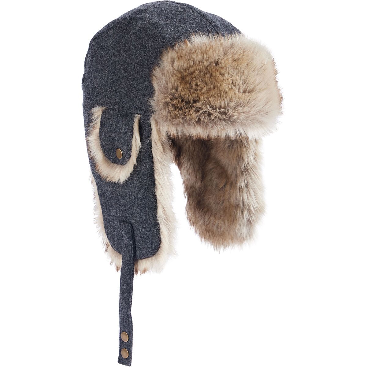 Pendleton Trapper Hat Charcoal, L