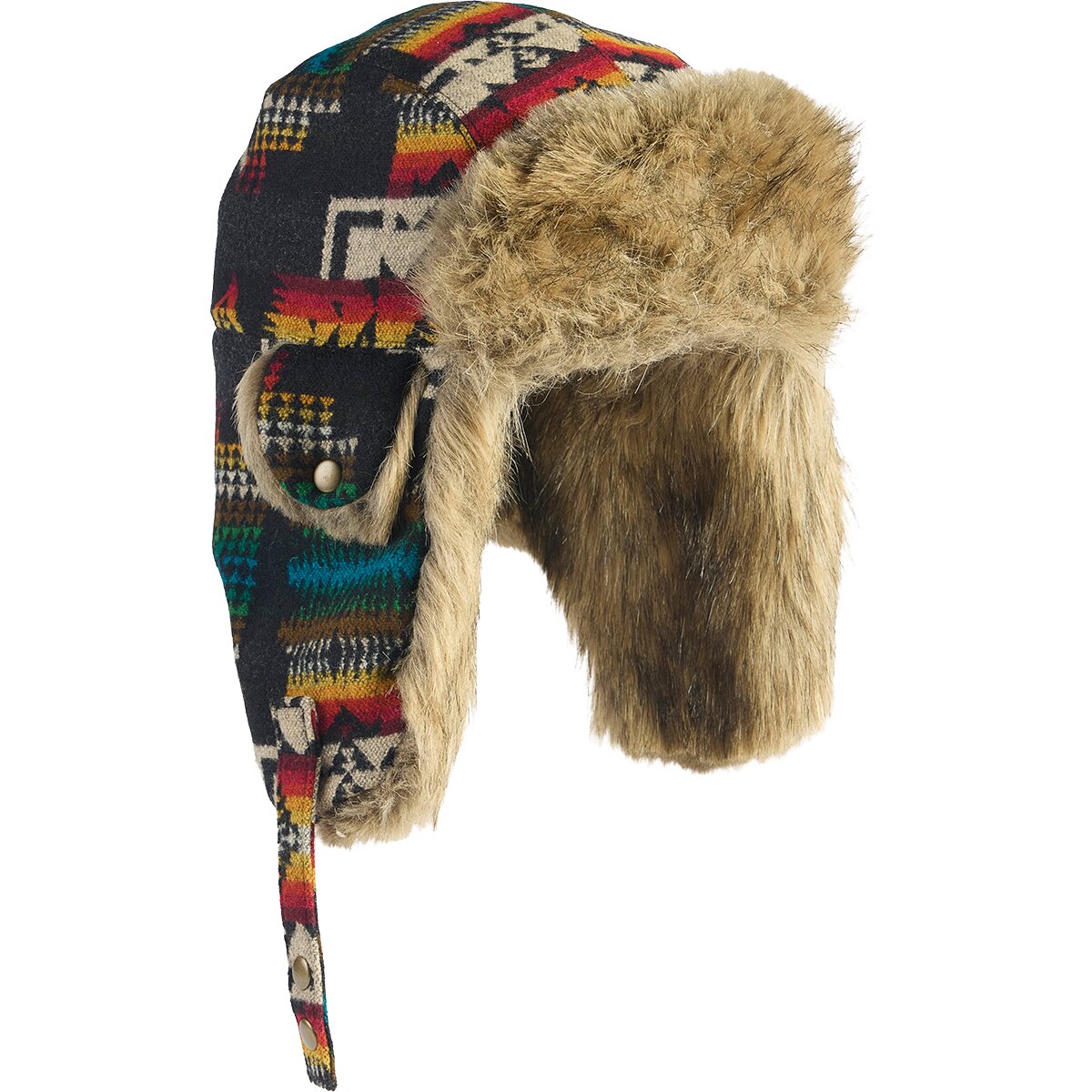 Image of Pendleton Trapper Hat Chief Joseph Black, L/XL