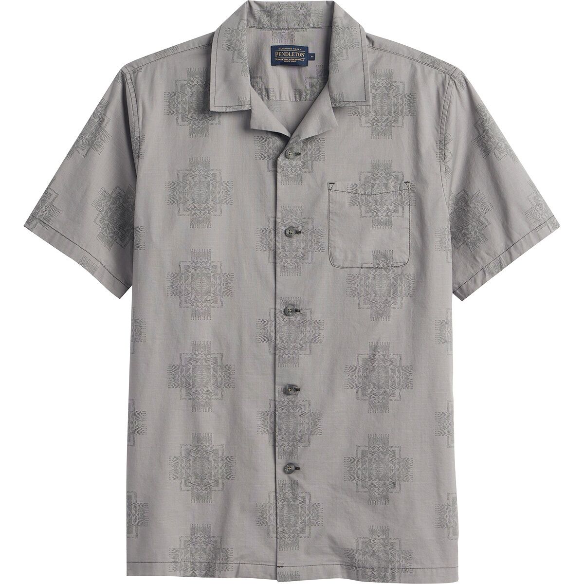 Image of Pendleton Aloha Shirt - Men's Chief Joseph Grey, XL