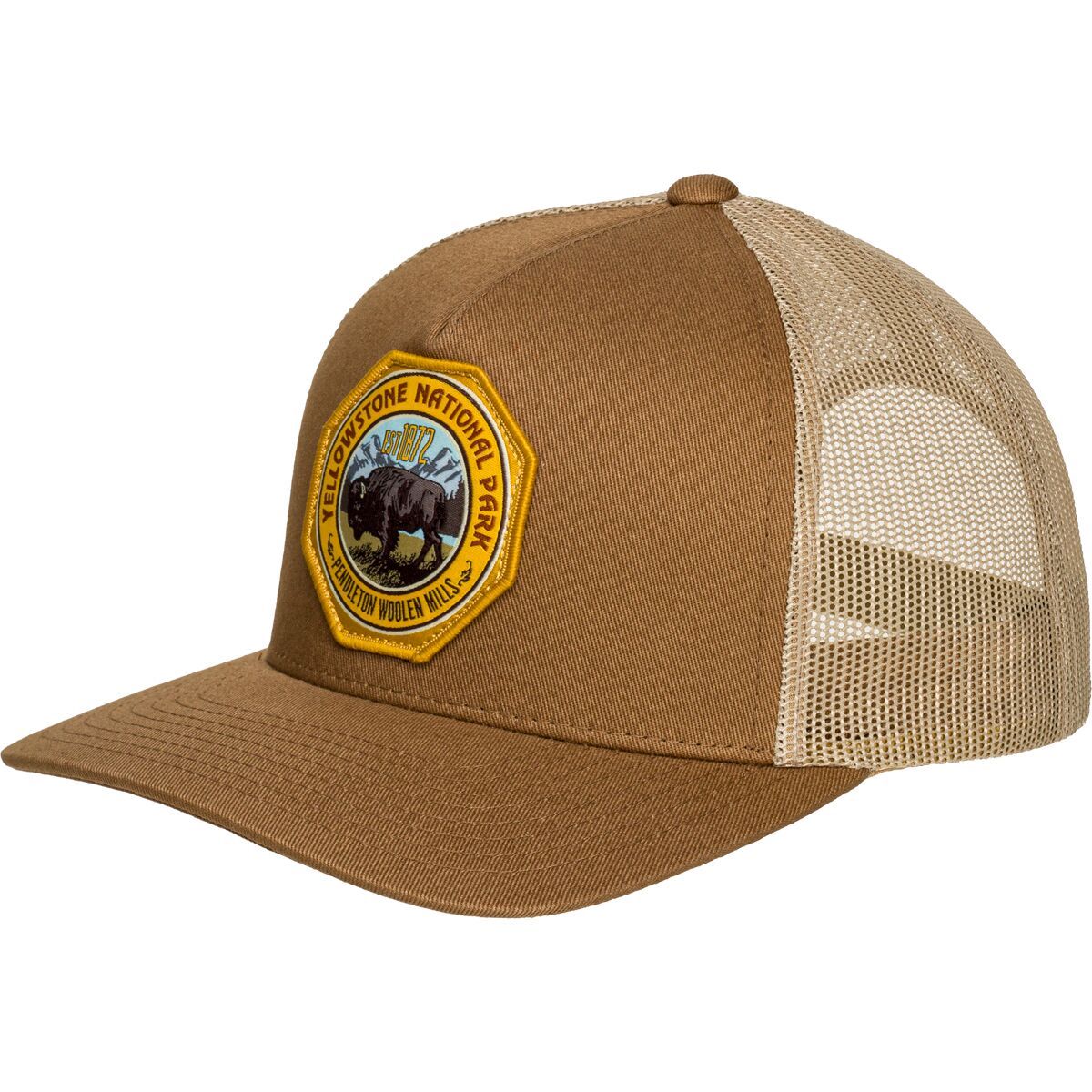 Image of Pendleton National Park Trucker Hat Dark Tan, One Size