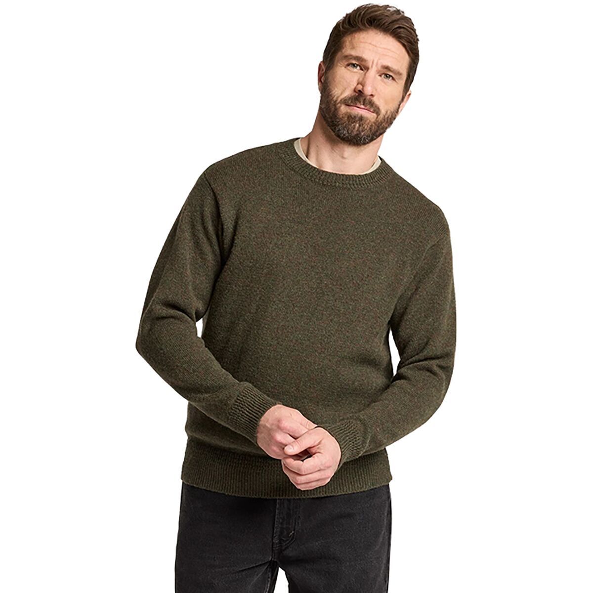 Image of Pendleton Shetland Crew Sweater - Men's Camo Heather, S