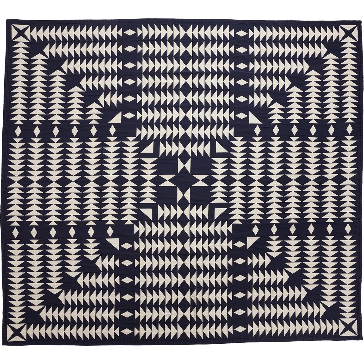 Image of Pendleton Cotton Matelasse Blanket Midnight Nova, Queen