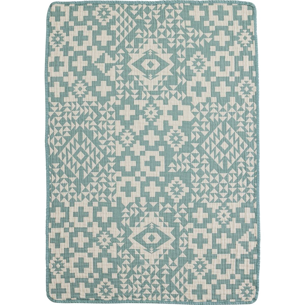 Image of Pendleton Cotton Woven Baby Blanket - Infants' Blue Ridge/Atlantic, One Size