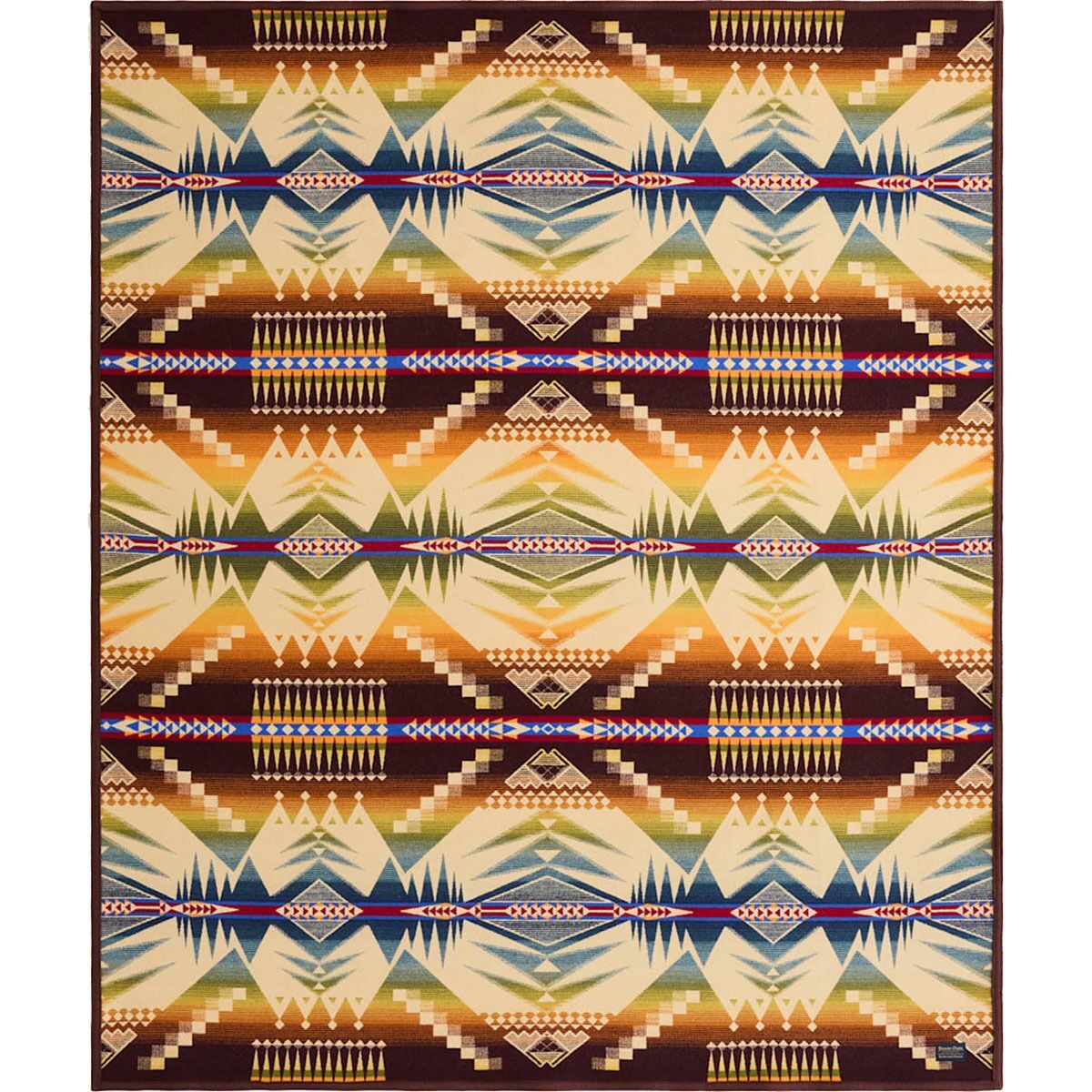 Image of Pendleton Jacquard Unnapped Blanket Mystic Lake, Twin