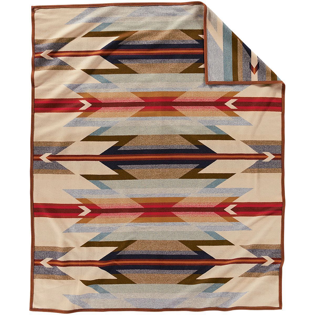 Image of Pendleton Jacquard Unnapped Blanket Wyeth Trail, Twin
