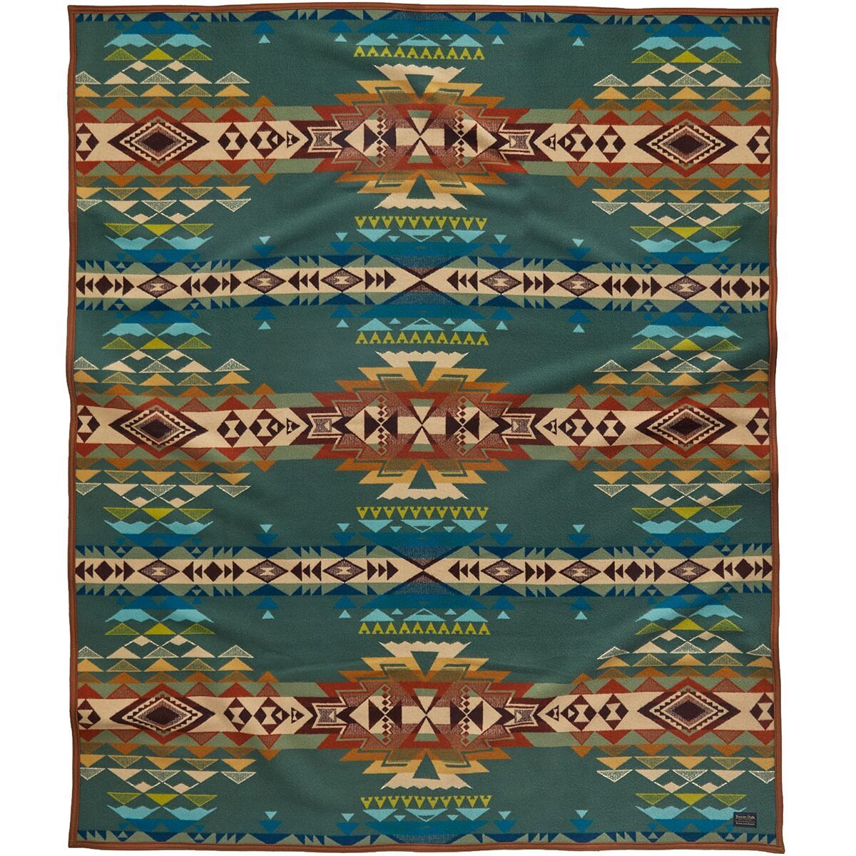 Image of Pendleton Jacquard Napped Blanket Highland Peak Balsam, Robe