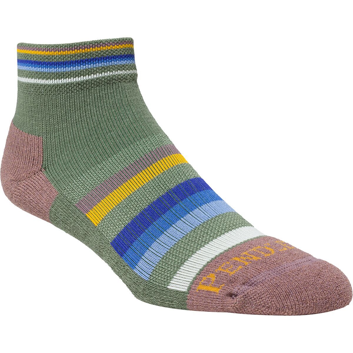 Image of Pendleton National Park Adventure Quarter Sock Rocky Mountain/Green, L