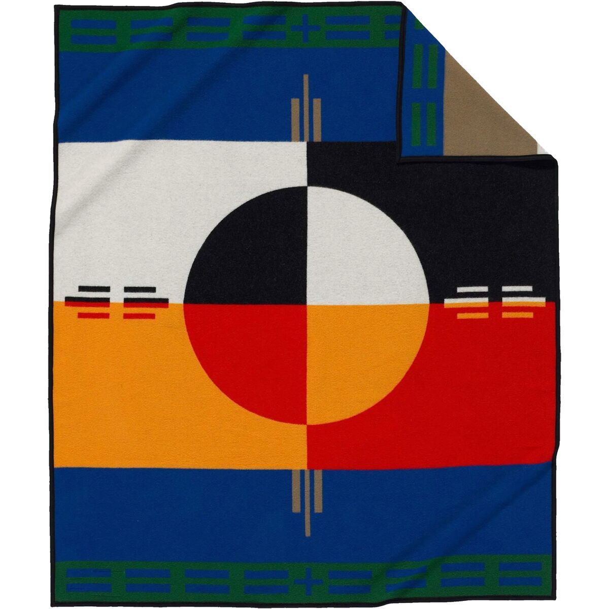 Image of Pendleton Legendary Collection Blanket Circle of Life Khaki, One Size