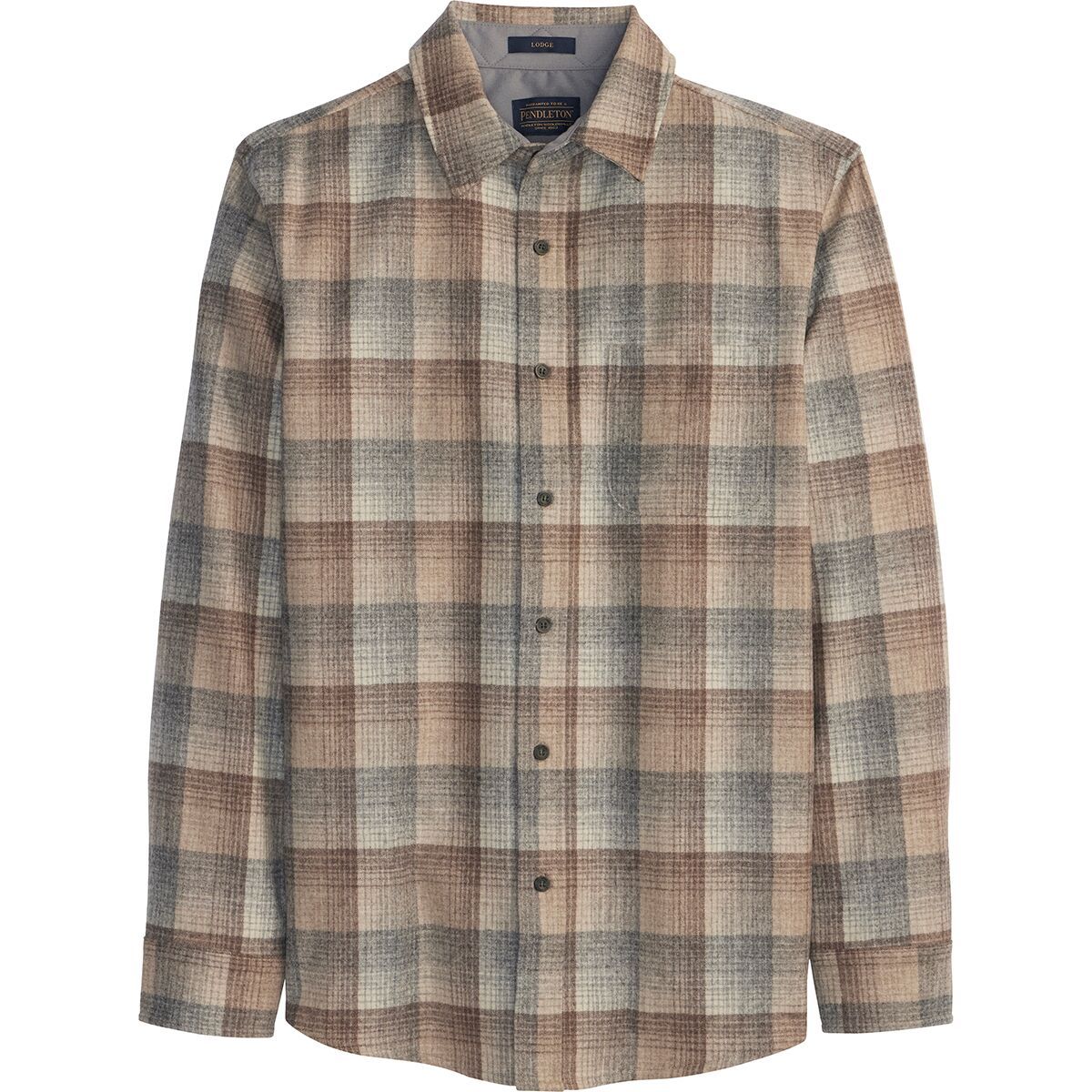 Image of Pendleton Lodge Shirt - Men's Tan/Grey Ombre, XXL