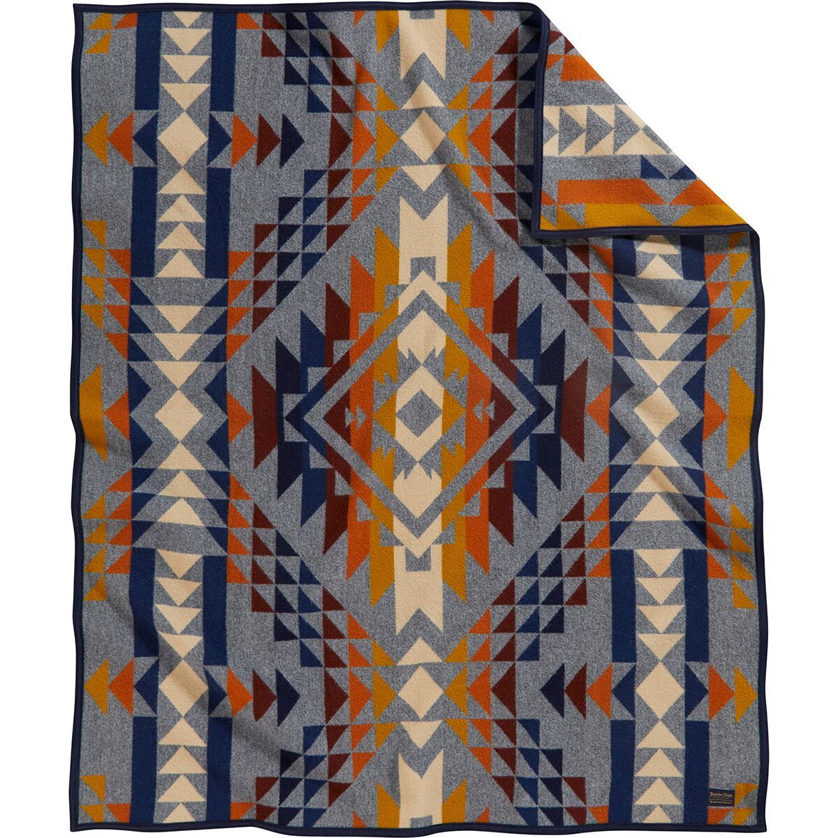 Image of Pendleton Jacquard Napped Throw Smith Rock/Grey Mix, One Size