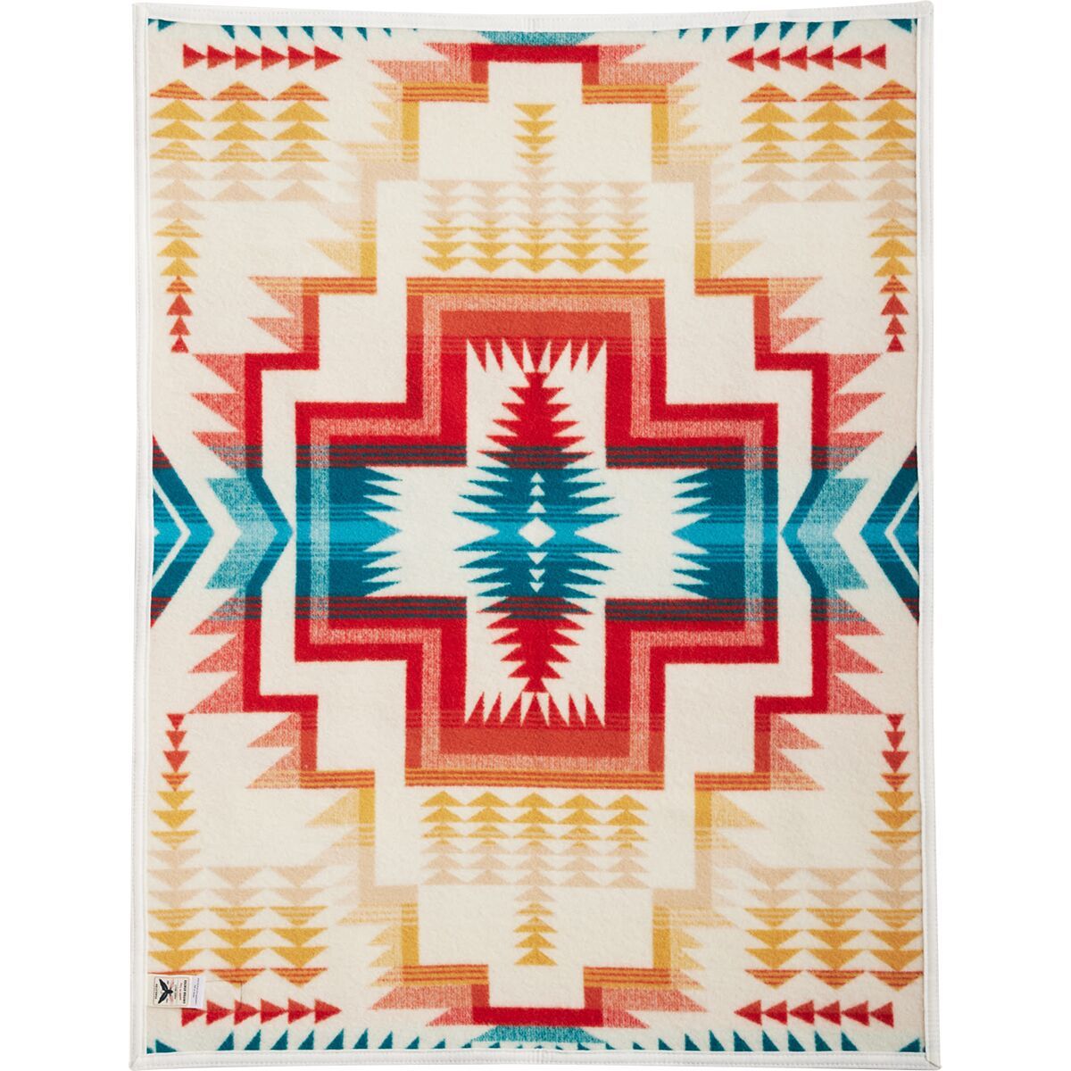 Image of Pendleton Jacquard Crib Blanket Harding Star Ivory, One Size