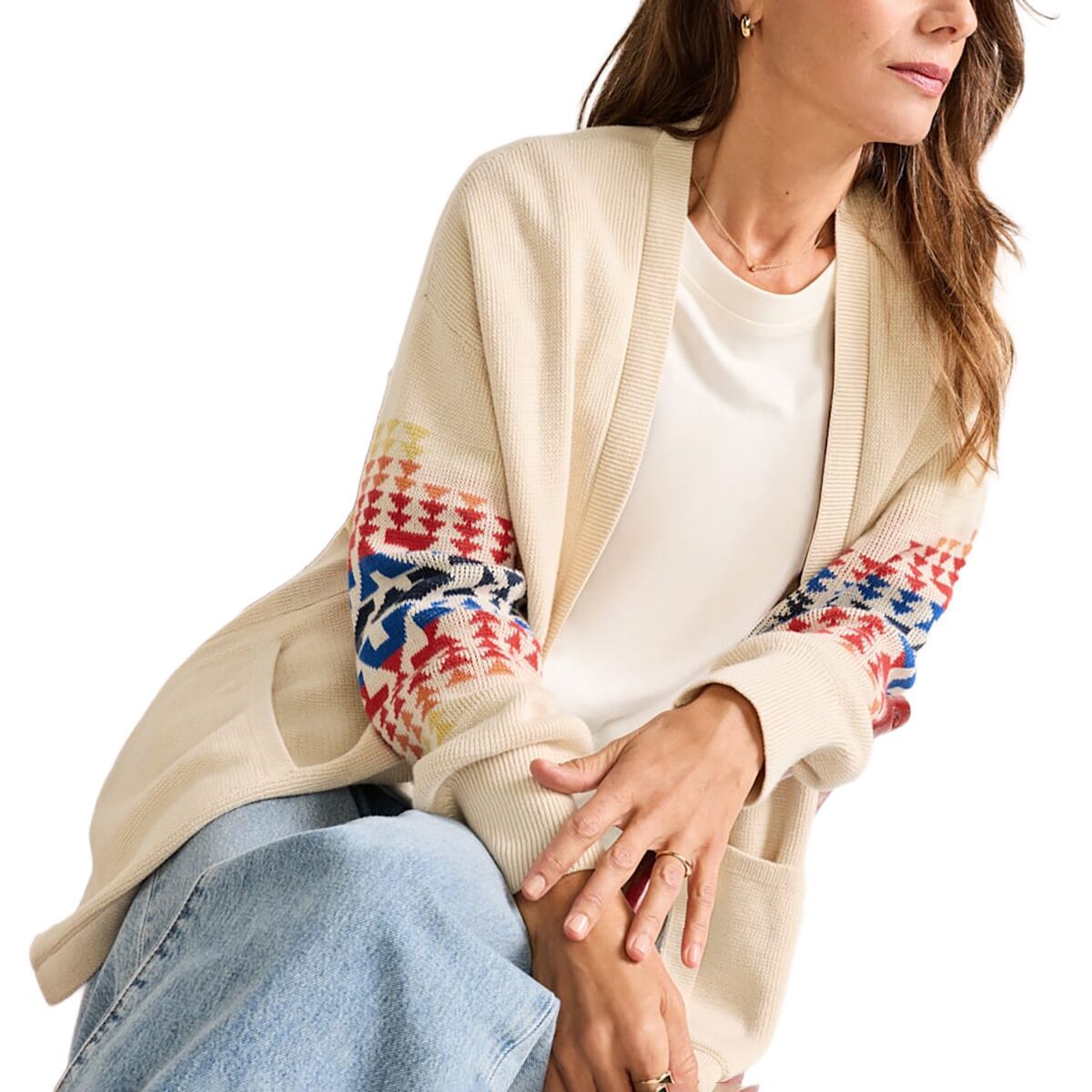 Image of Pendleton Sierra Springs Cardigan - Women's Natural, M