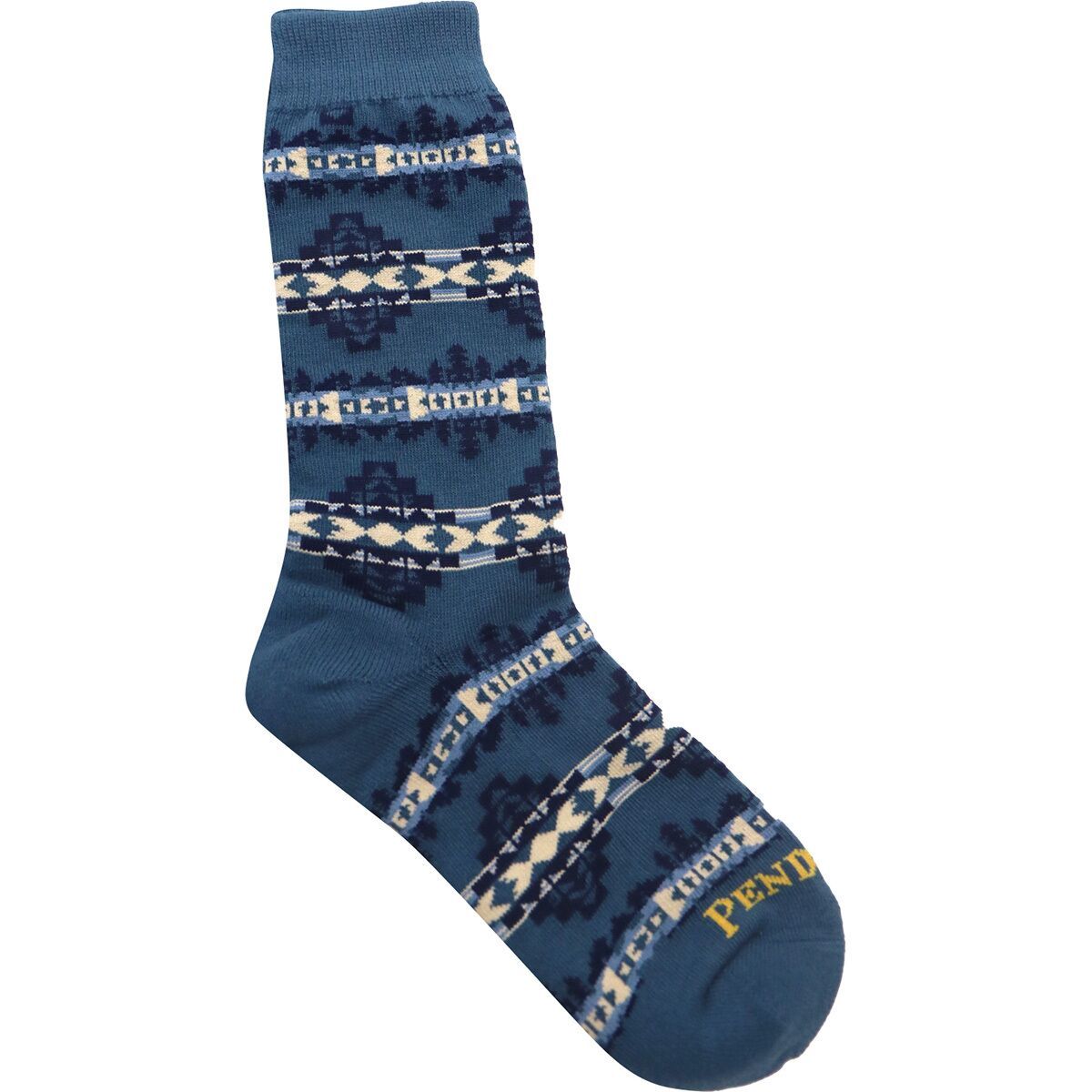 Image of Pendleton Desert Dawn Cotton Crew Sock Blue, L