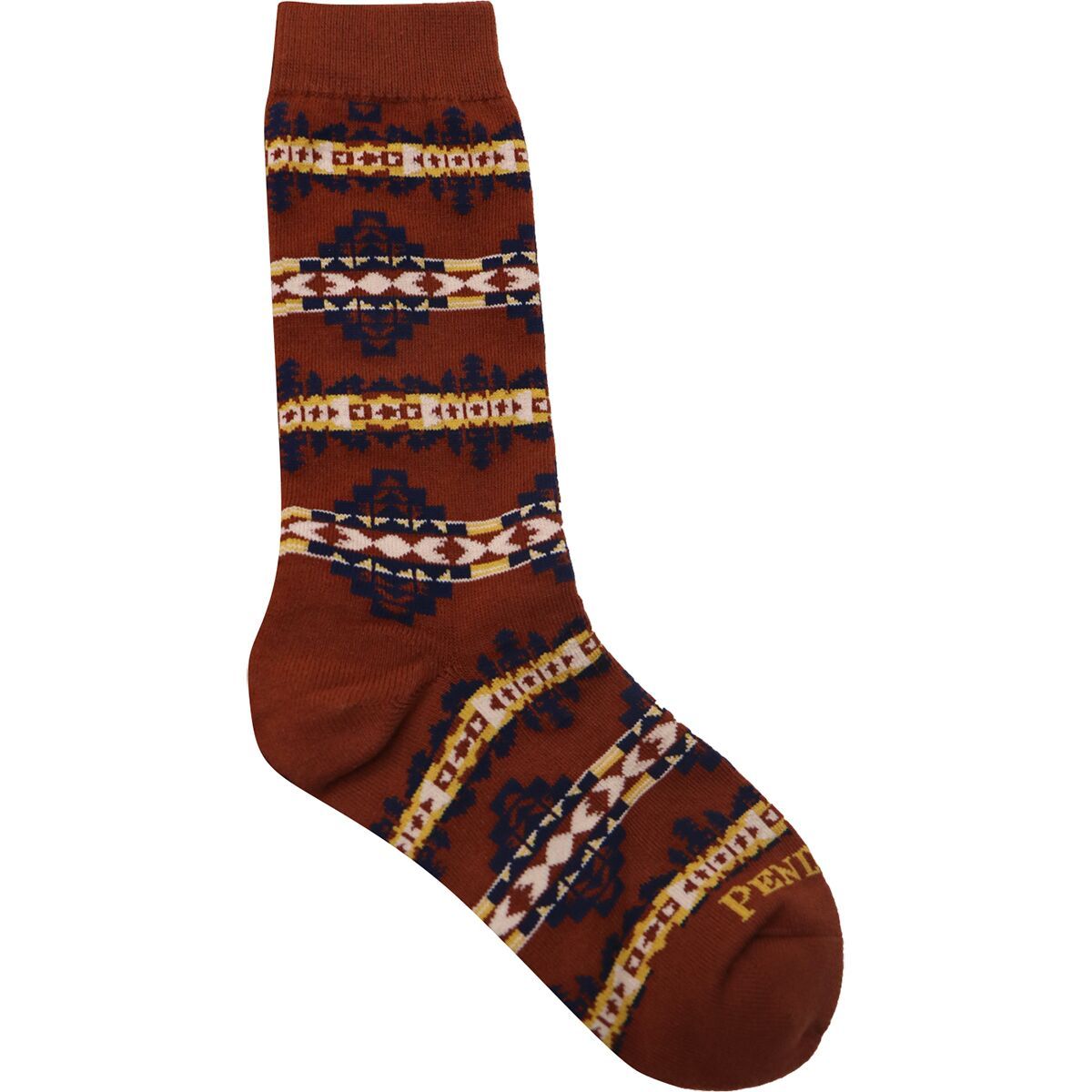 Image of Pendleton Desert Dawn Cotton Crew Sock Orange, L