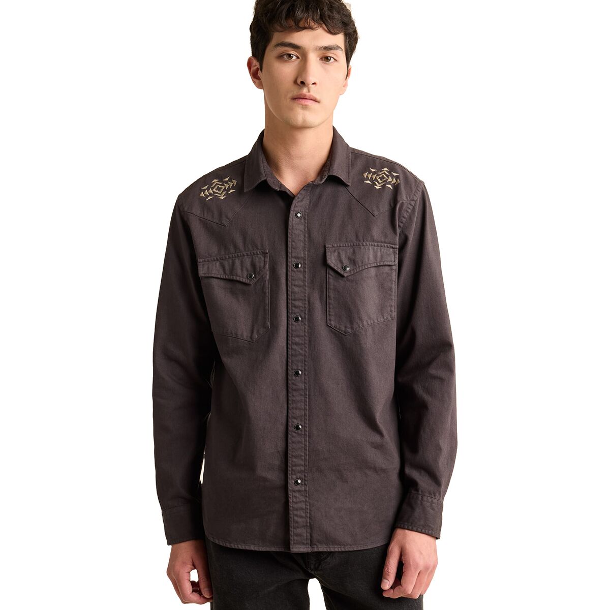 Pendleton Pendleton Chandler Embroidered Denim Shirt - Men's Tan, XL