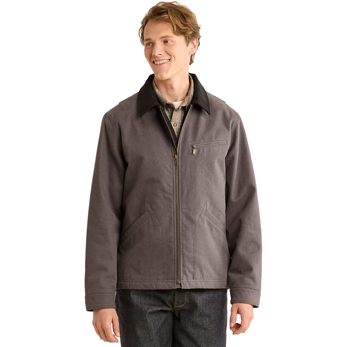 Image of Pendleton Tahoma Canvas Trucker Jacket - Men's Ash, L
