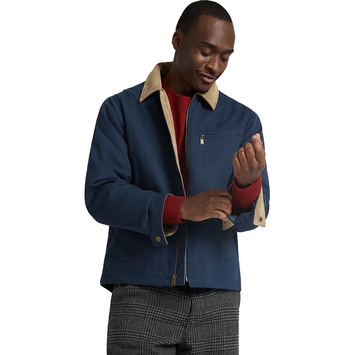 Image of Pendleton Tahoma Canvas Trucker Jacket - Men's Navy, M