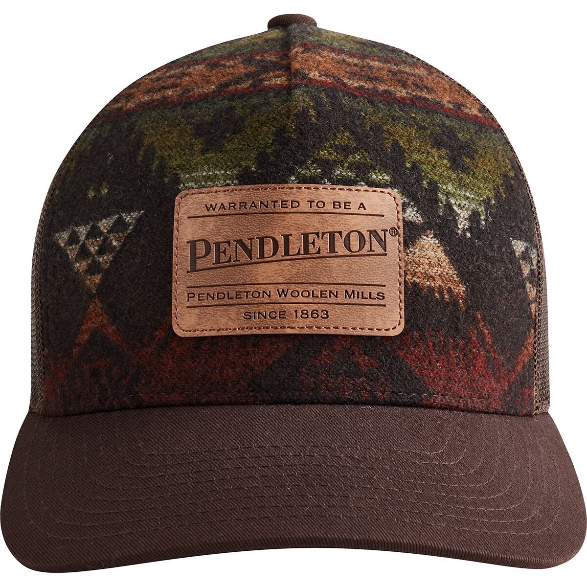 Image of Pendleton Wool Trucker Hat Nehalem Brown, One Size