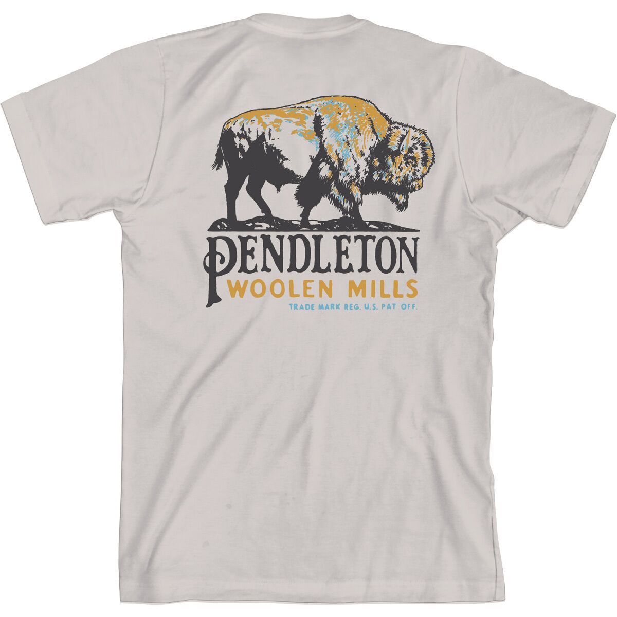 Pendleton Pendleton Bison Graphic T-Shirt - Men's Vintage White/Brown, XL