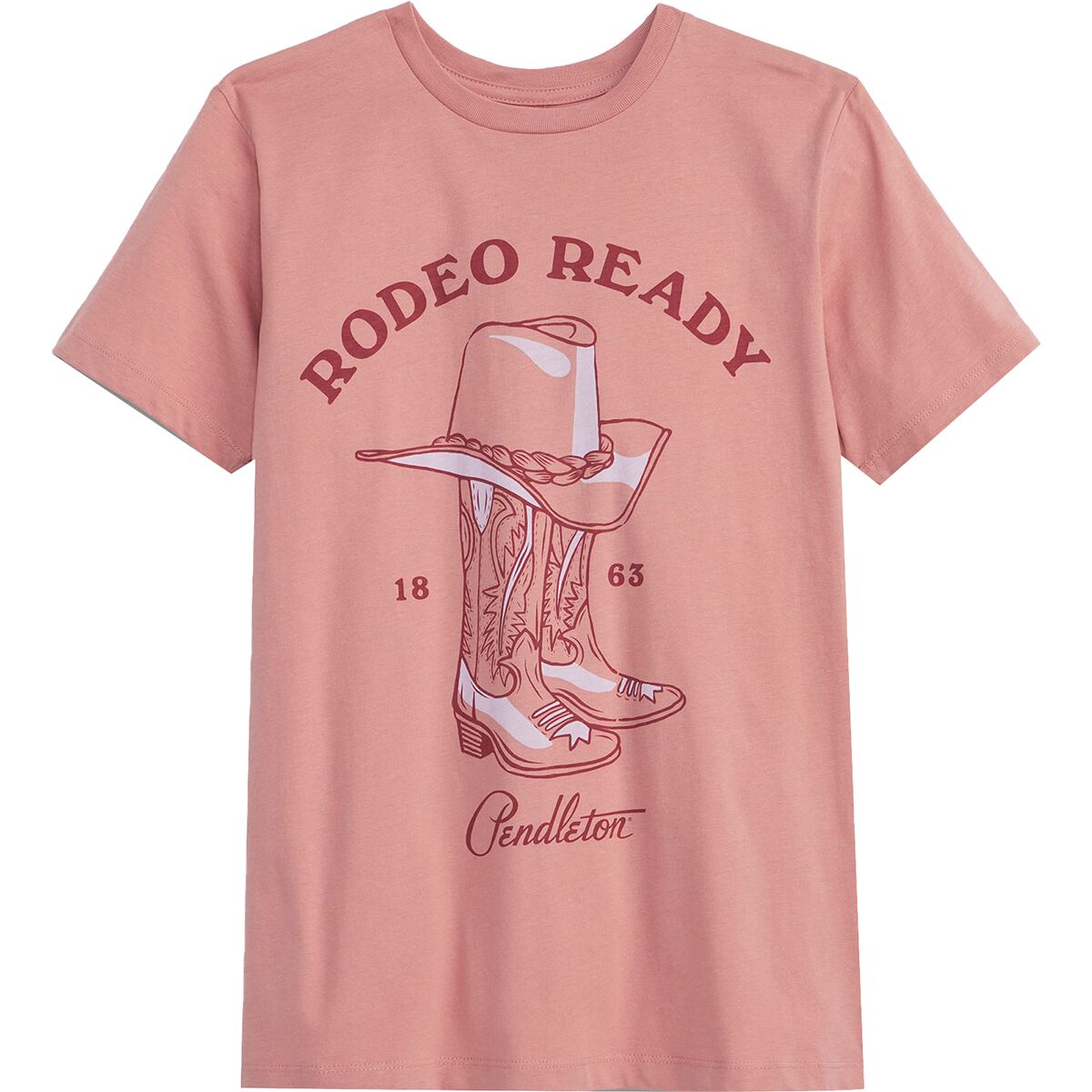 Image of Pendleton Rodeo Ready Graphic T-Shirt - Women's Dusty Rose, S