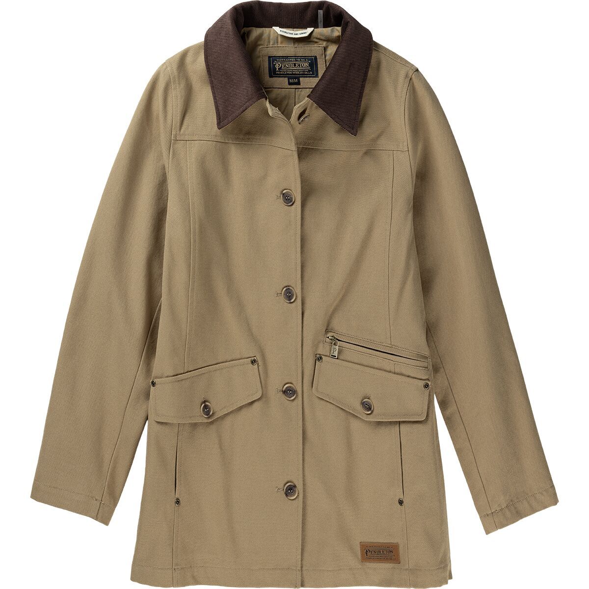 Image of Pendleton Judith Corduroy Collar Field Coat - Women's Old Oak, S