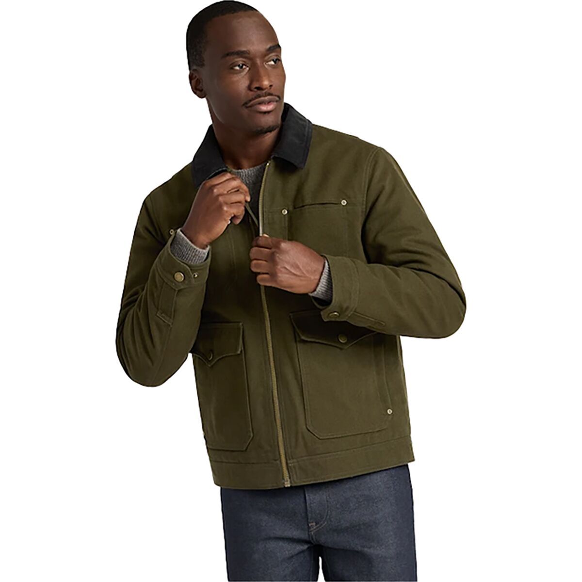 Image of Pendleton Carson City Ranch Coat - Men's Dark Olive, S