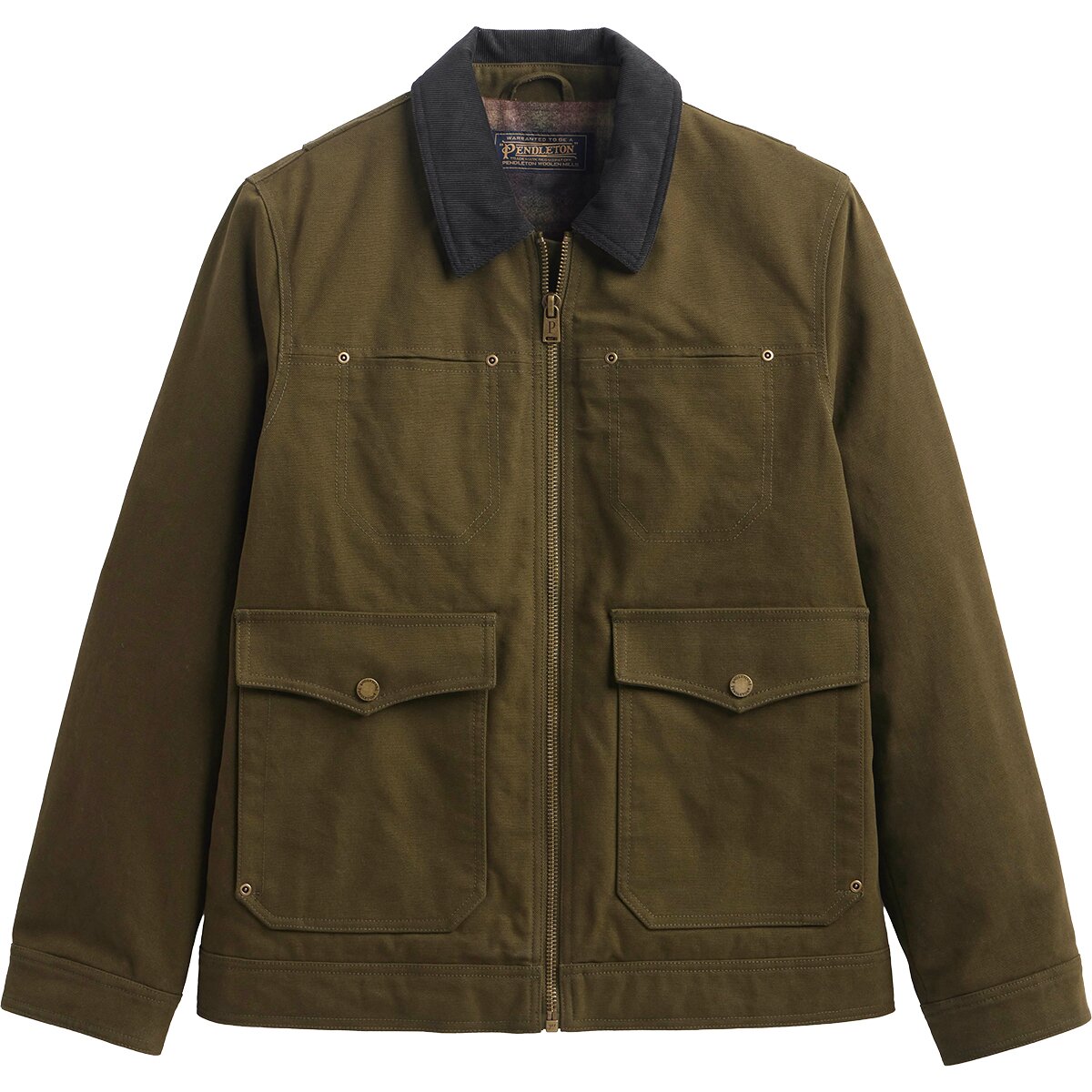Image of Pendleton Carson City Ranch Coat - Men's Dark Olive2, M