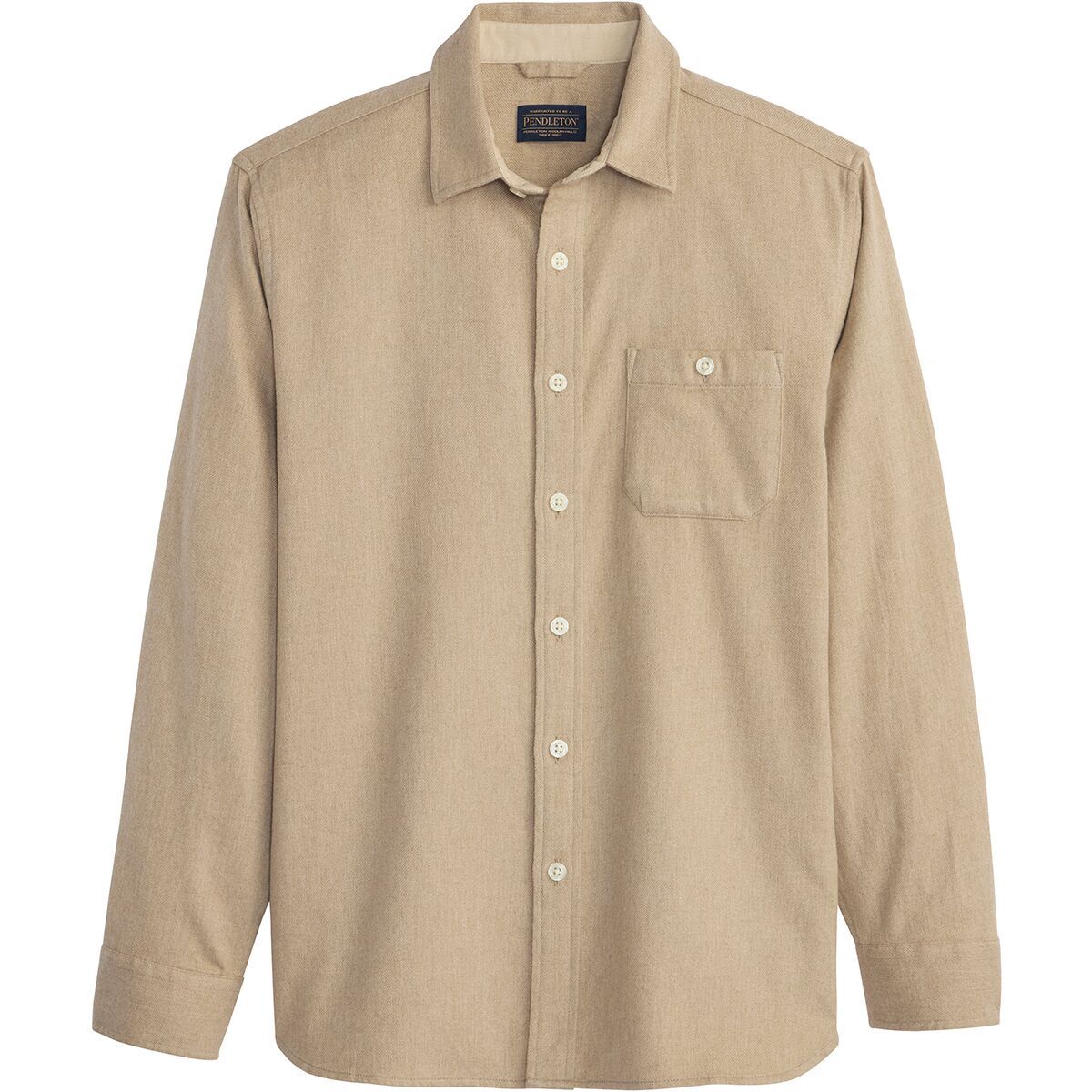 Pendleton Fremont Flannel Shirt - Men's Tan Heather, M