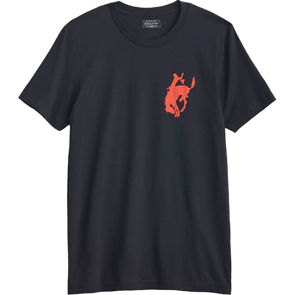 Image of Pendleton Pendleton Whisky Let'Er Buck Graphic T-Shirt - Men's Black/Red, L