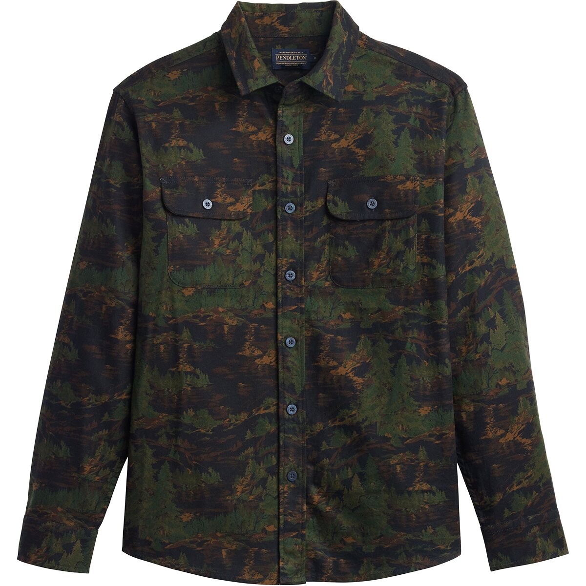 Image of Pendleton Tanner Twill Shirt - Men's Valley Navy, XXL