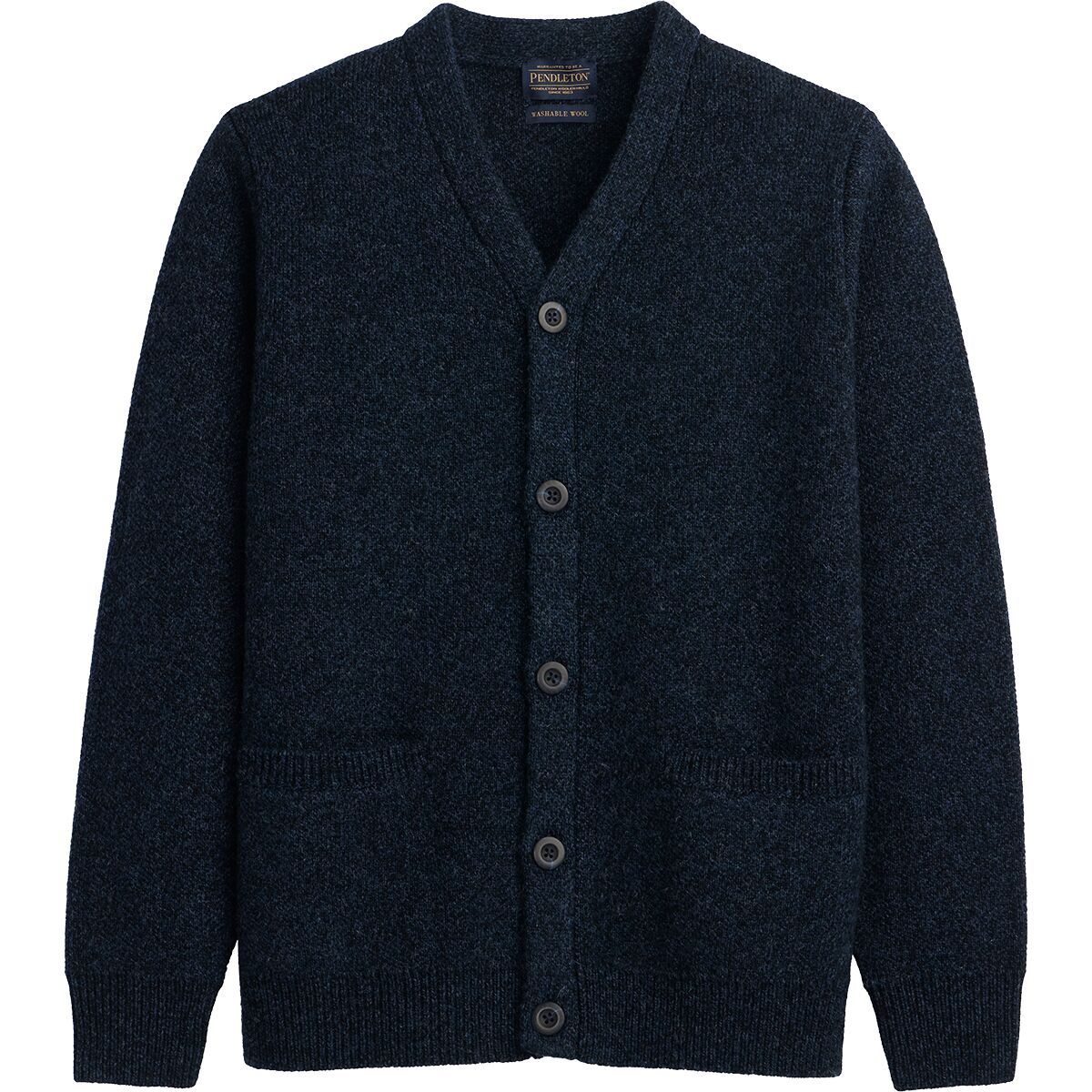 Image of Pendleton Wool Cardigan - Men's Indigo Heather, L