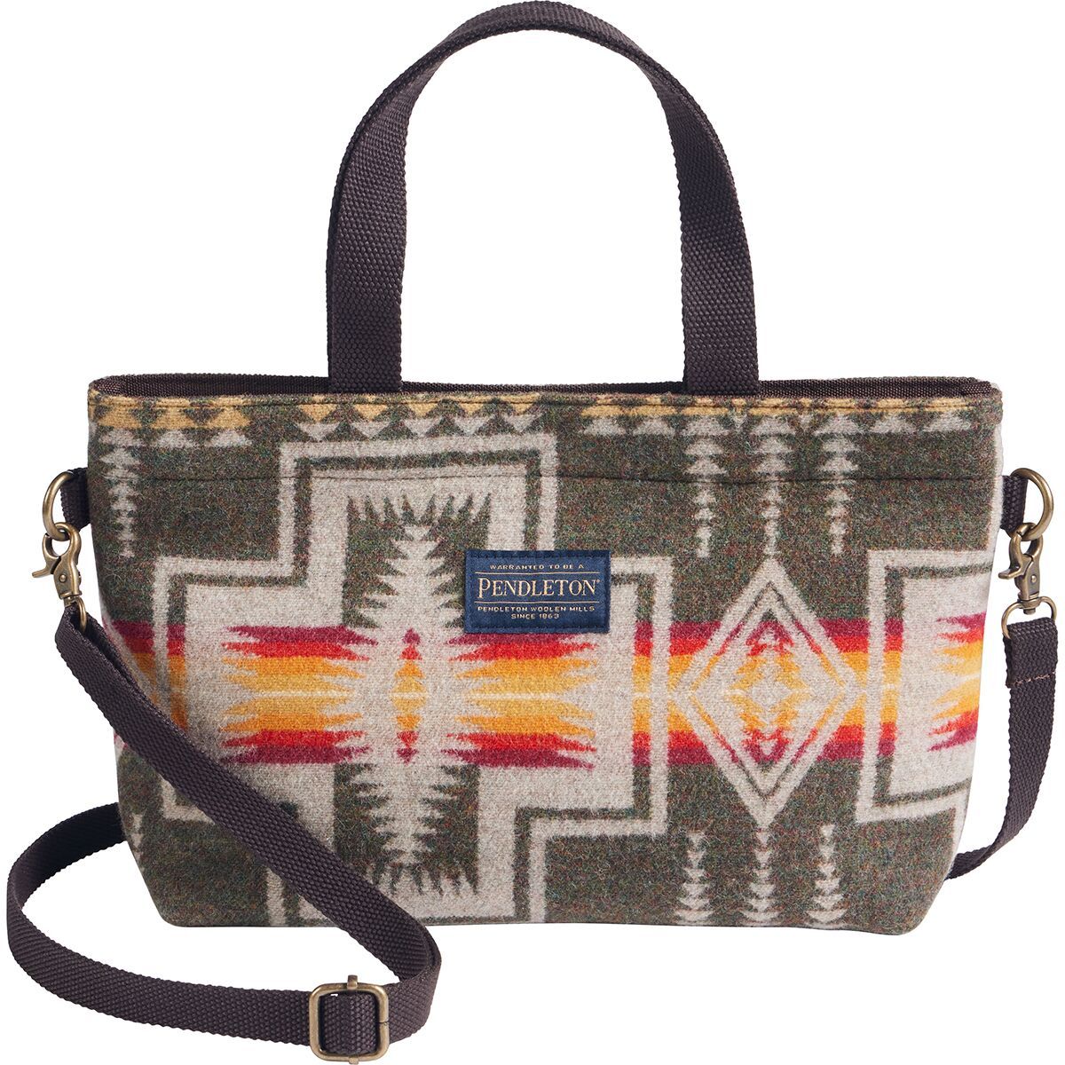 Pendleton Mini Tote Harding Olive, One Size