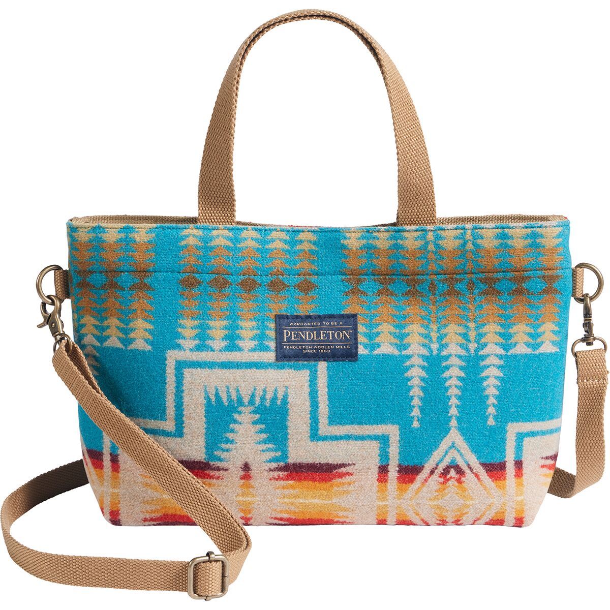 Pendleton Mini Tote Harding Turquoise