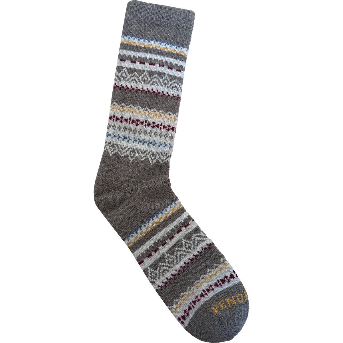 Image of Pendleton Fair Isle Sock Brown, L
