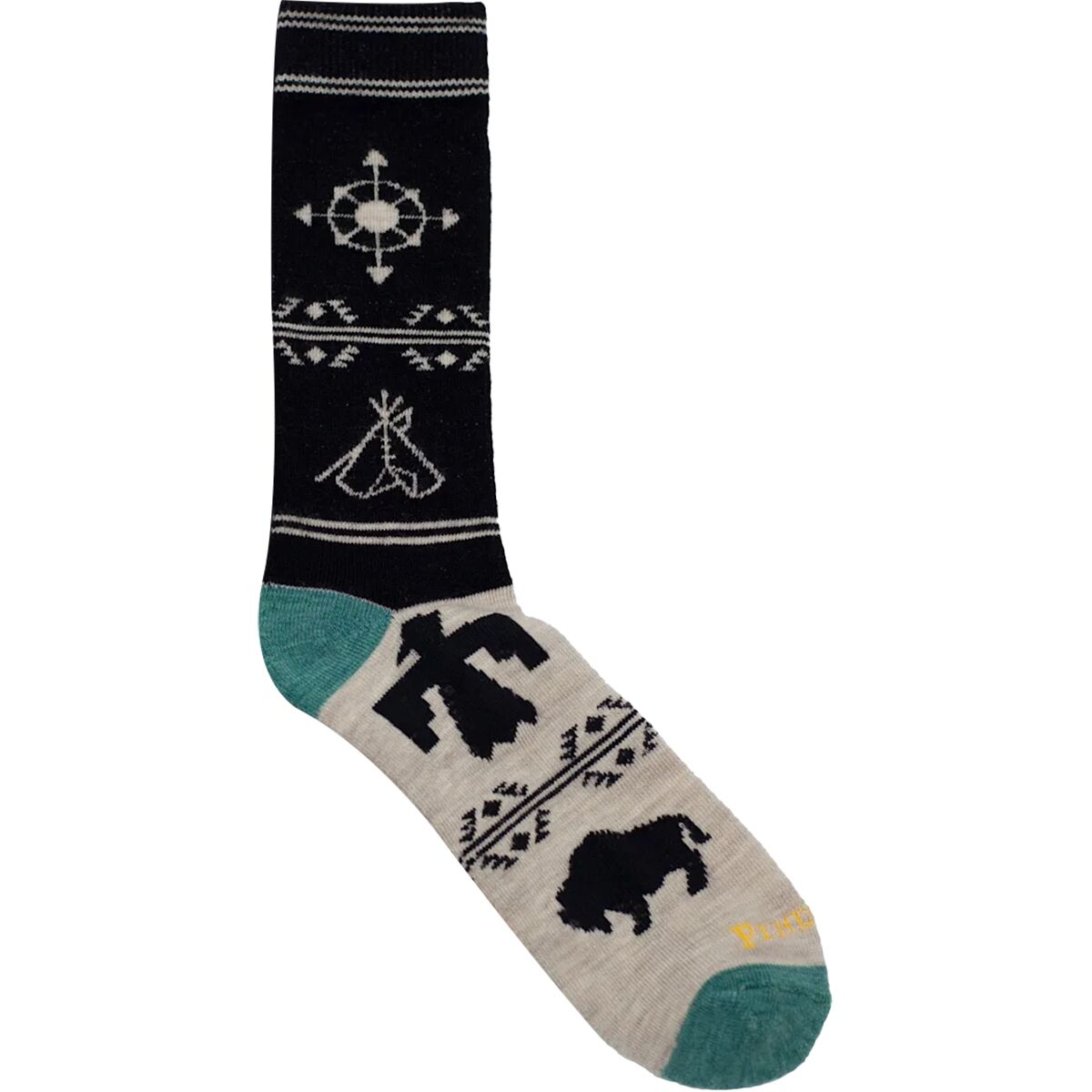 Image of Pendleton Navigator Camp Crew Sock Black, M