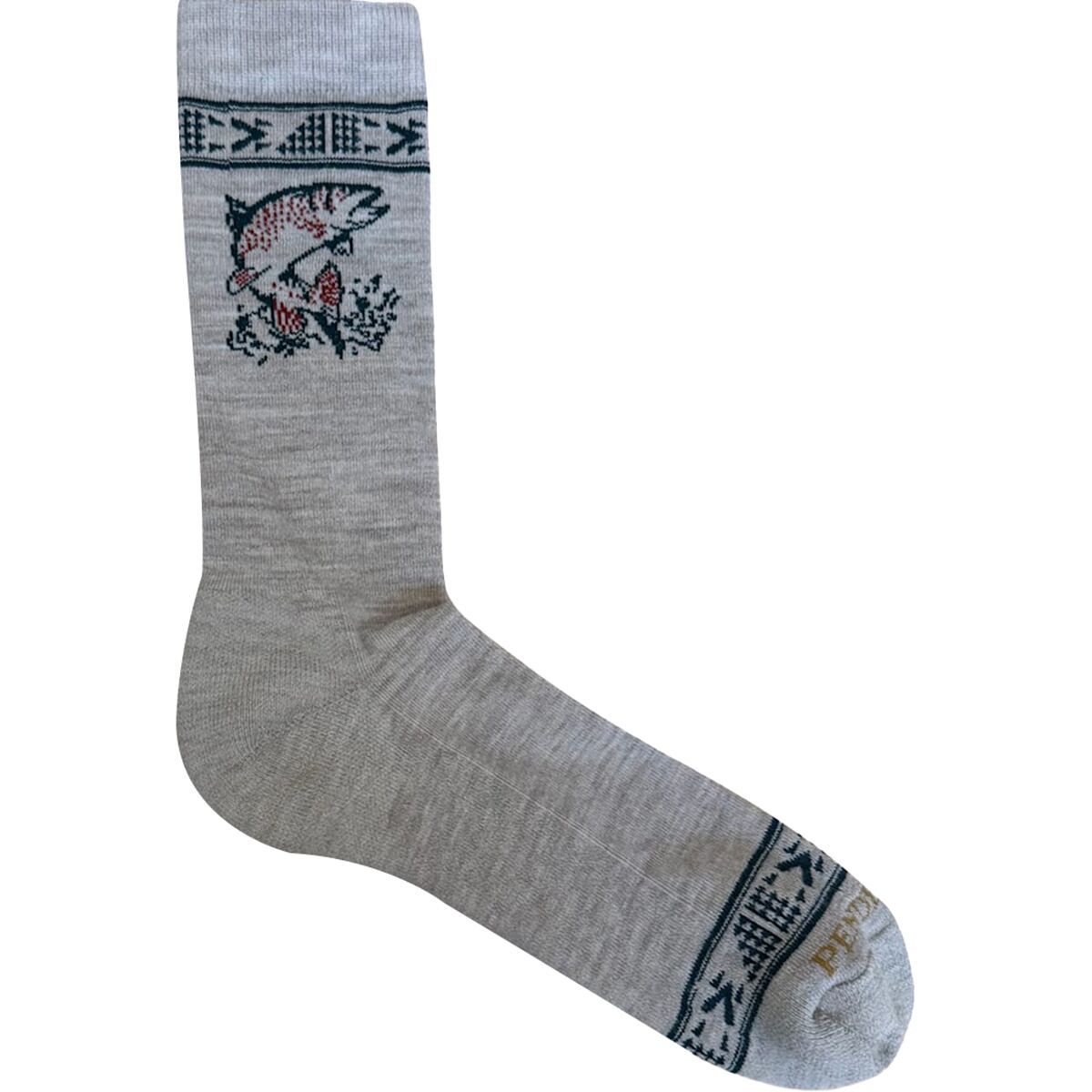 Image of Pendleton Salmon Sock Tan, M