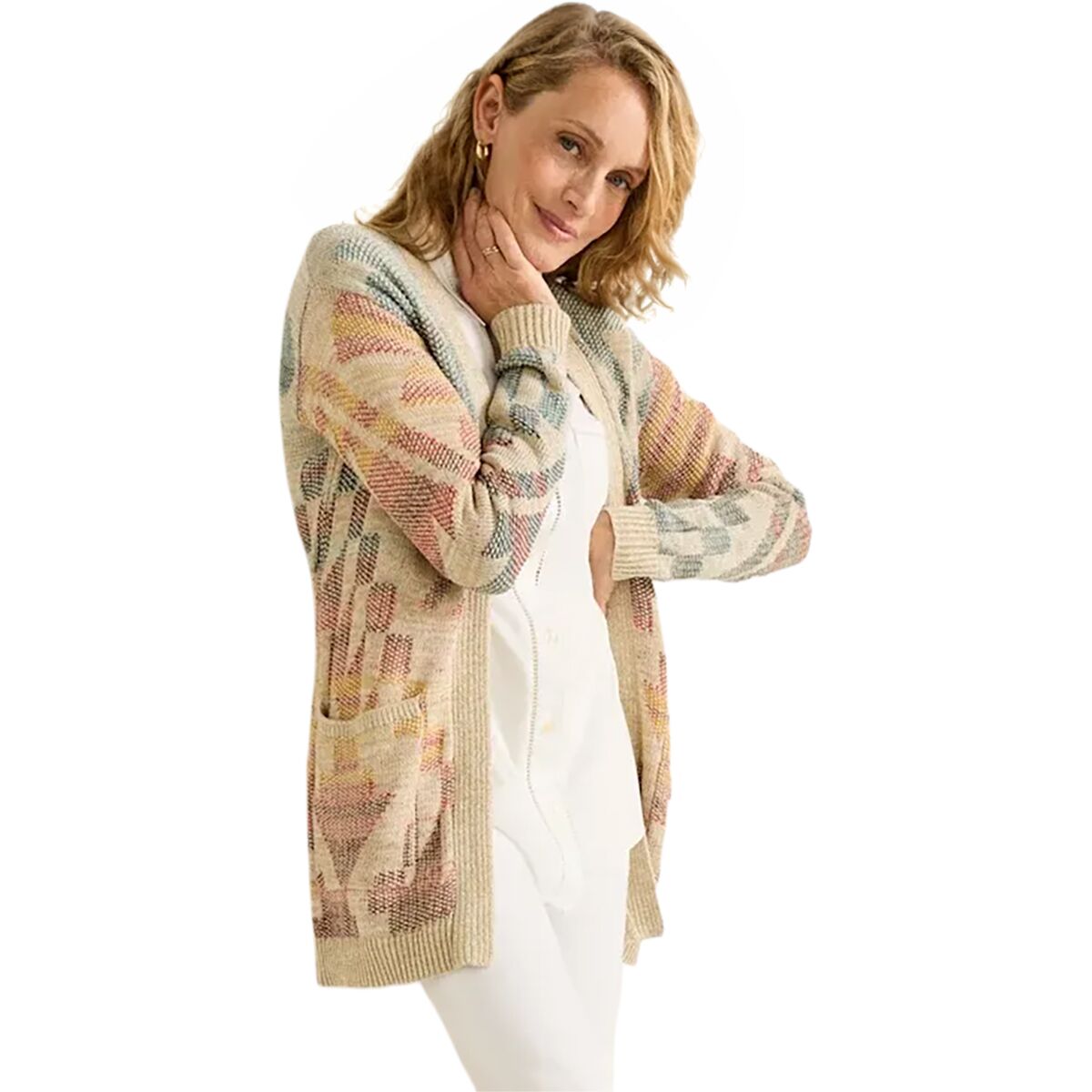 Pendleton Pendleton Cheyenne Cotton Cardigan - Women's Natural Multi, M