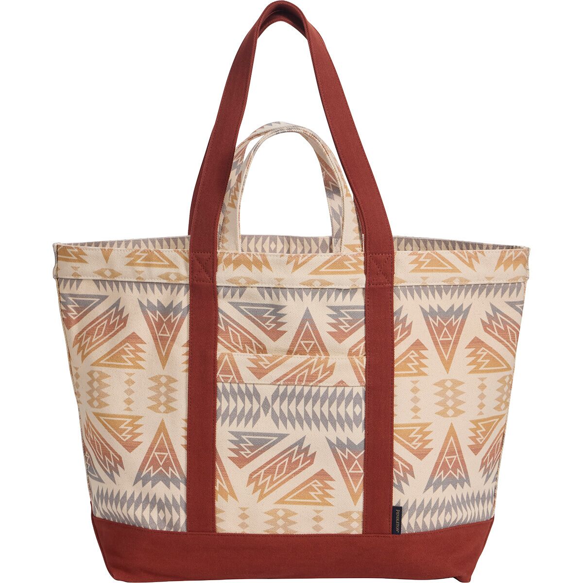 Image of Pendleton Astoria Canvas Large Tote Ponderosa Brick, One Size