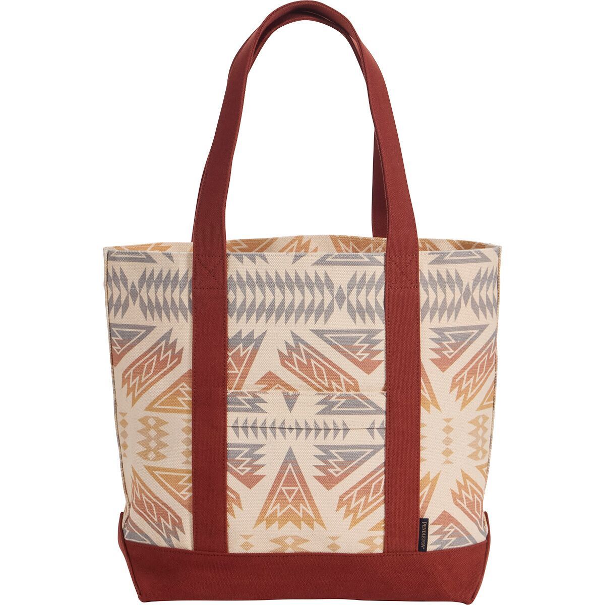 Image of Pendleton Astoria Canvas Medium Tote Ponderosa Brick, One Size