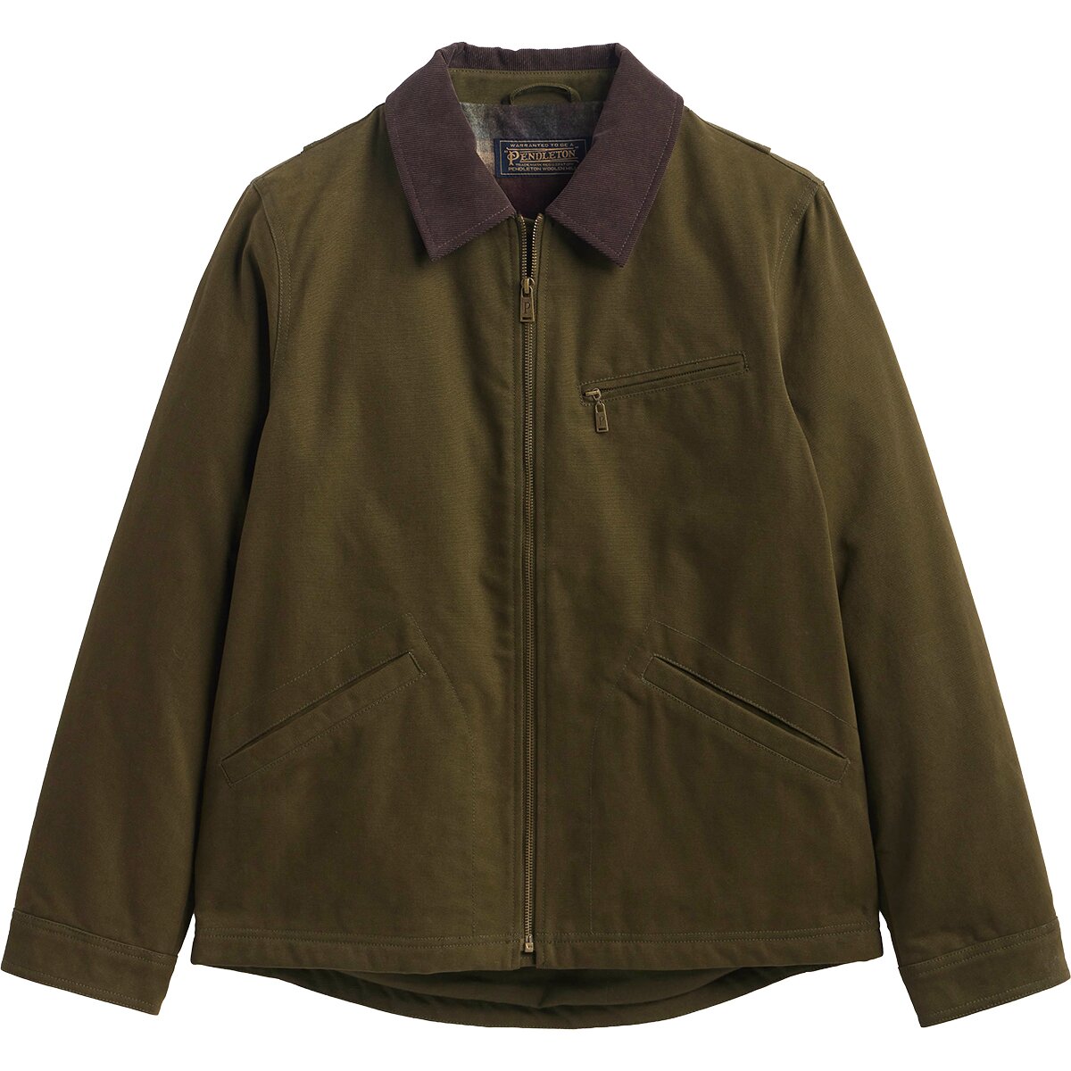 Image of Pendleton Tahoma Trucker Jacket - Men's Dark Olive, XXL