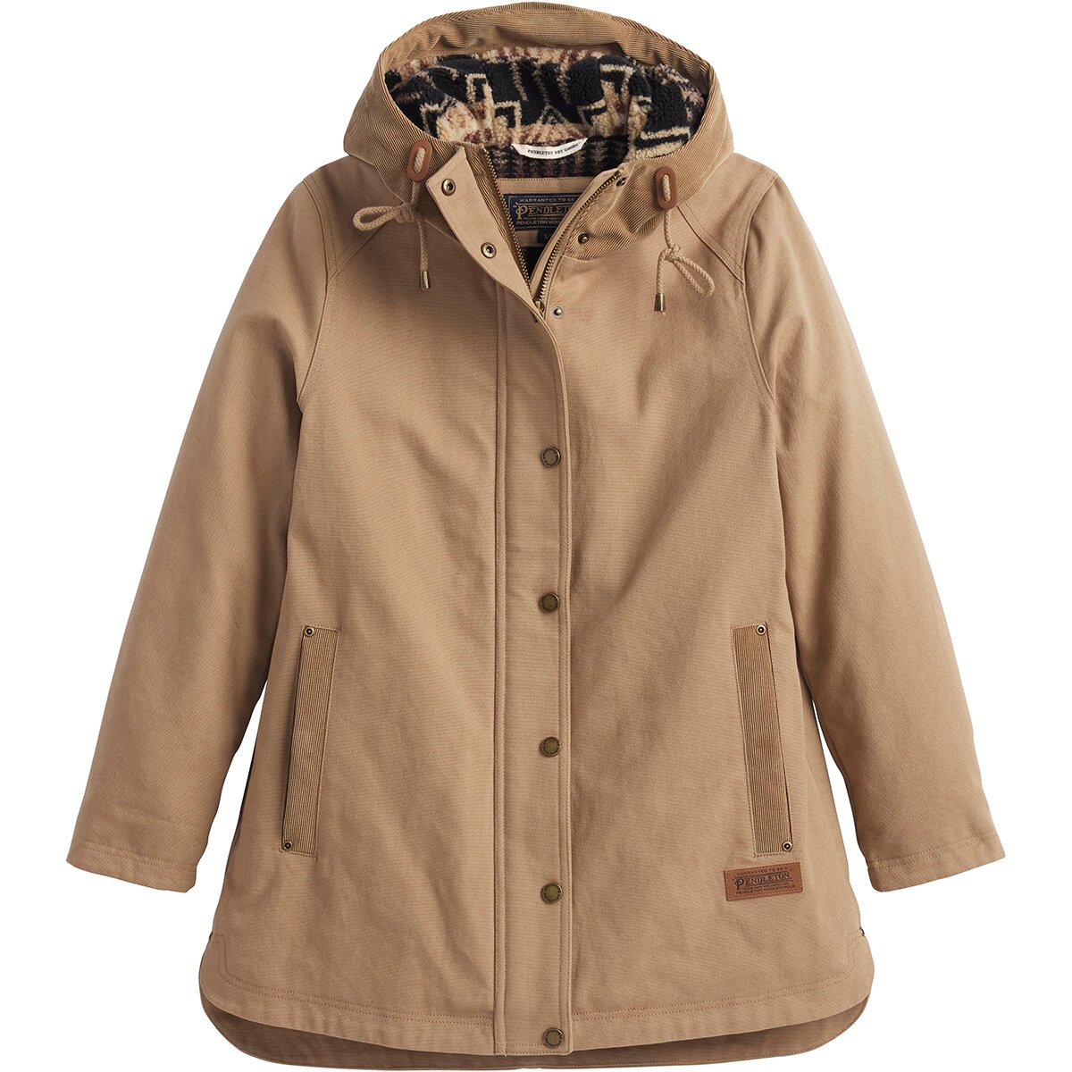 Image of Pendleton Cedar Creek Canvas Parka - Women's Old Oak, S