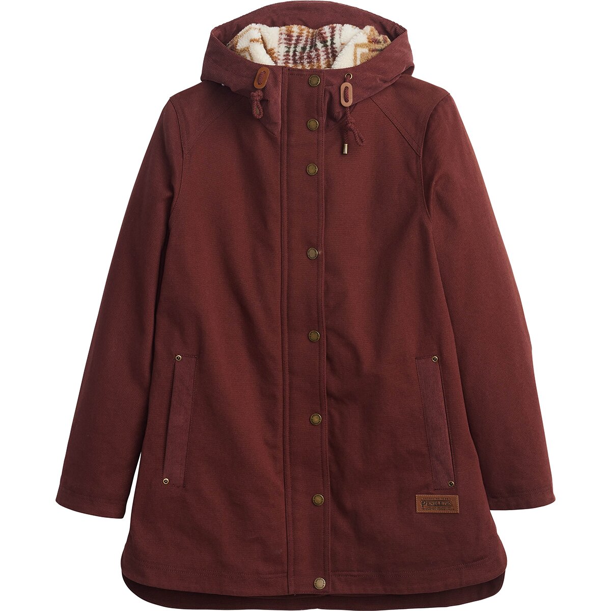 Image of Pendleton Cedar Creek Canvas Parka - Women's Raisin, S