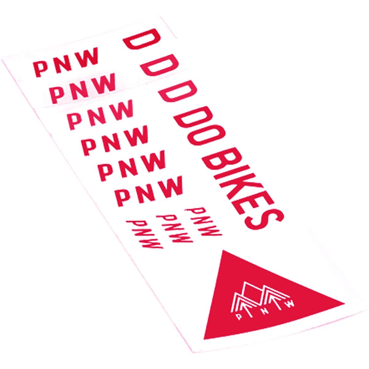 Image of PNW Components Loam Transfer Decal Kit Really Red, One Size