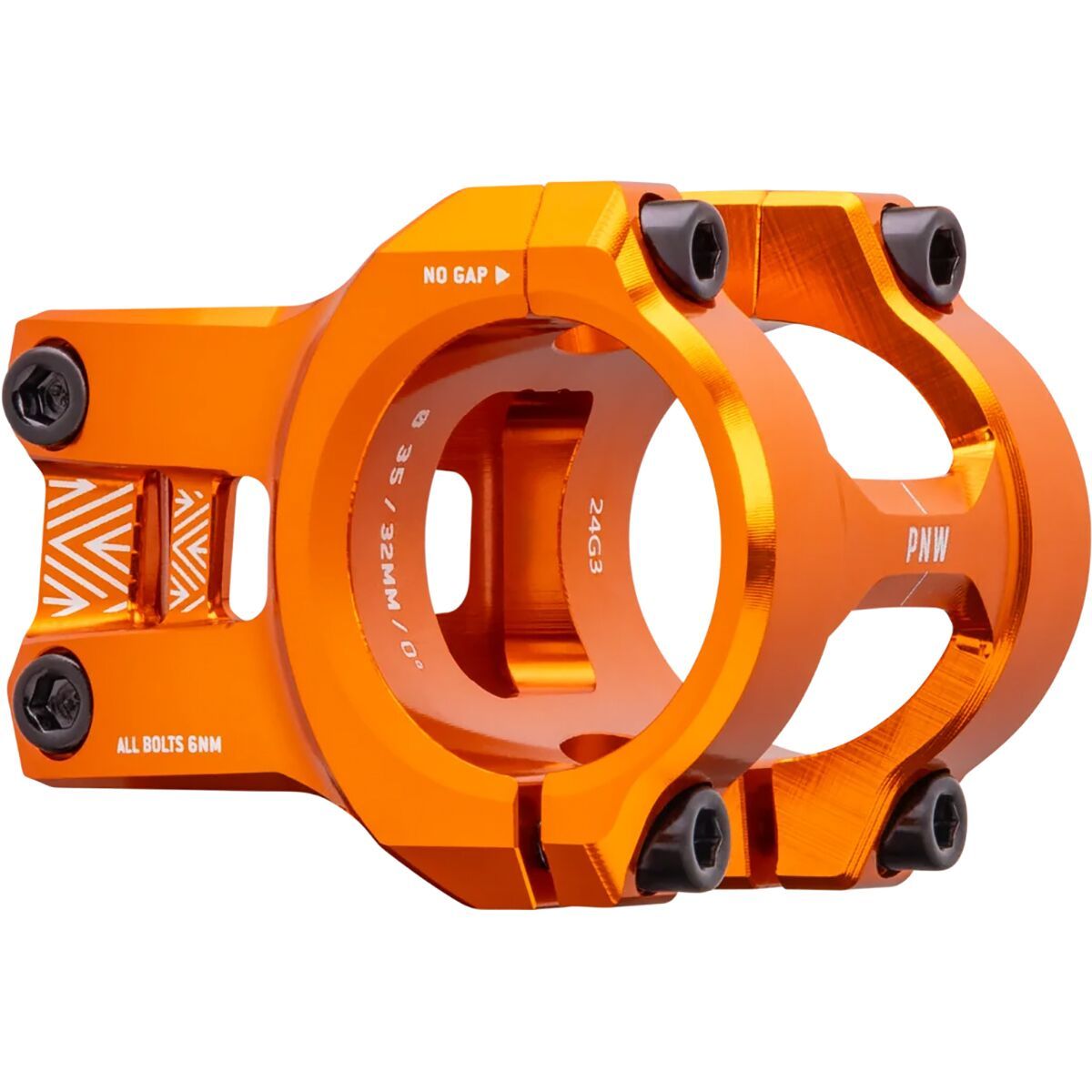 Image of PNW Components Loam 31.8mm Stem Blood Orange, 32mm