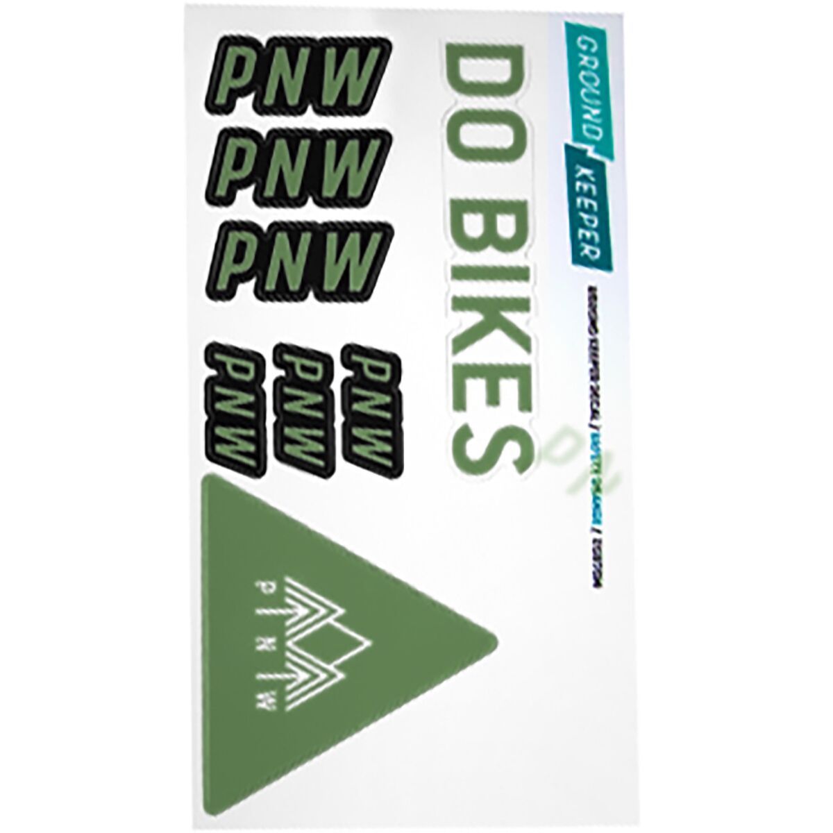 Image of PNW Components Handlebar Decal Kit Moss Green, One Size