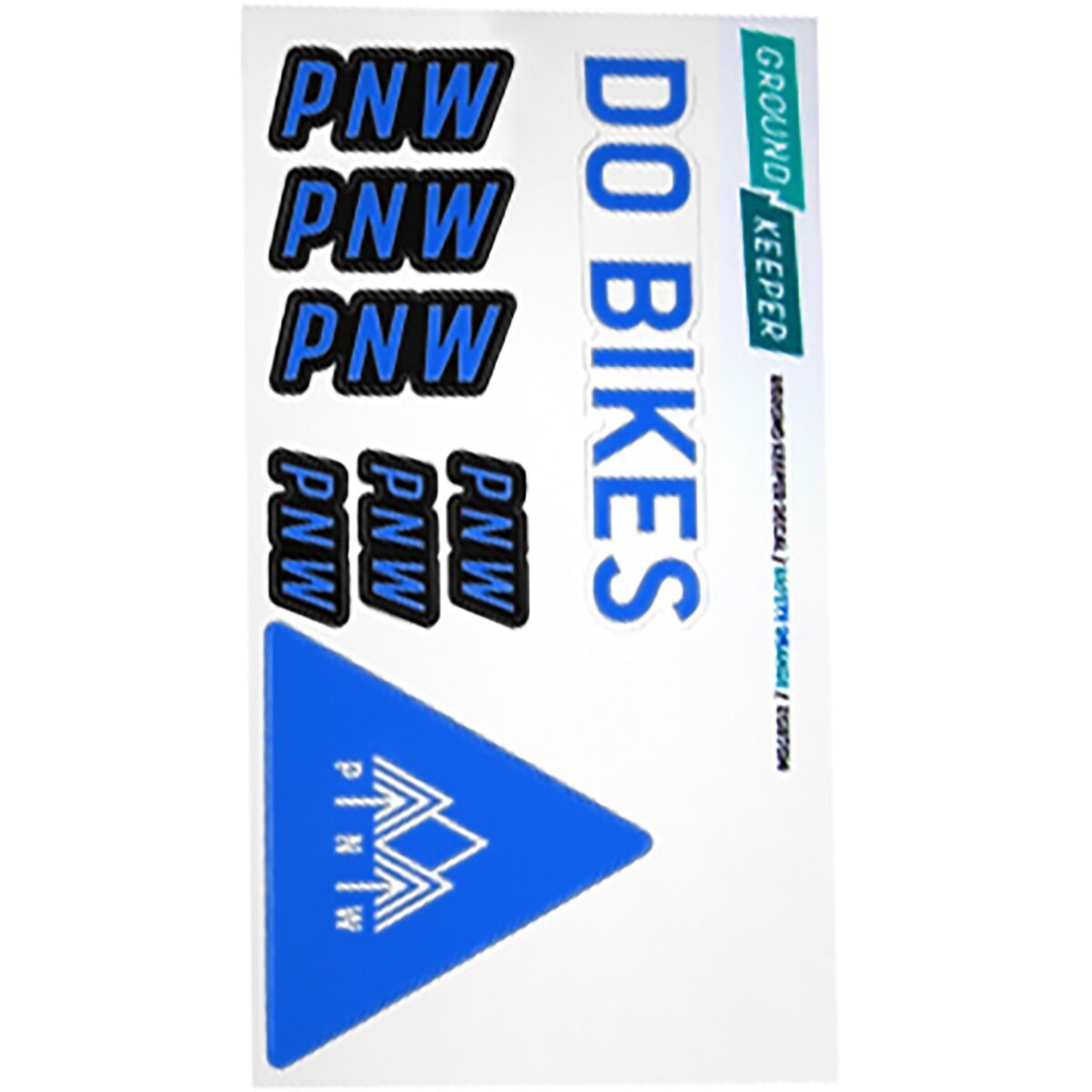 Image of PNW Components Handlebar Decal Kit Pacific Blue, One Size