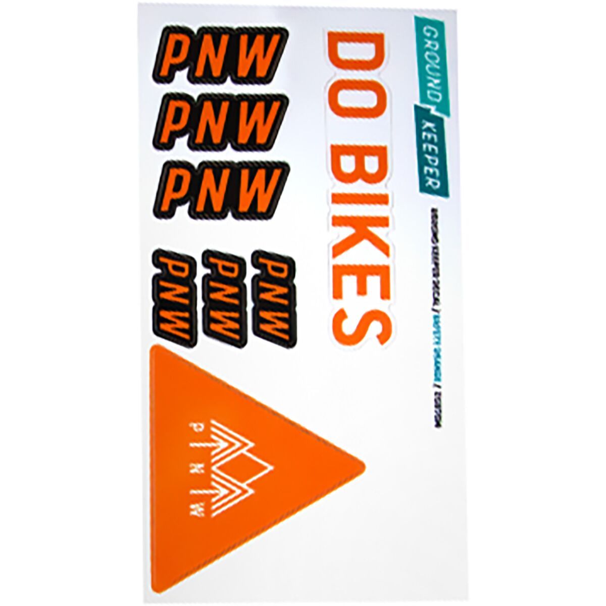 Image of PNW Components Handlebar Decal Kit Safety Orange, One Size