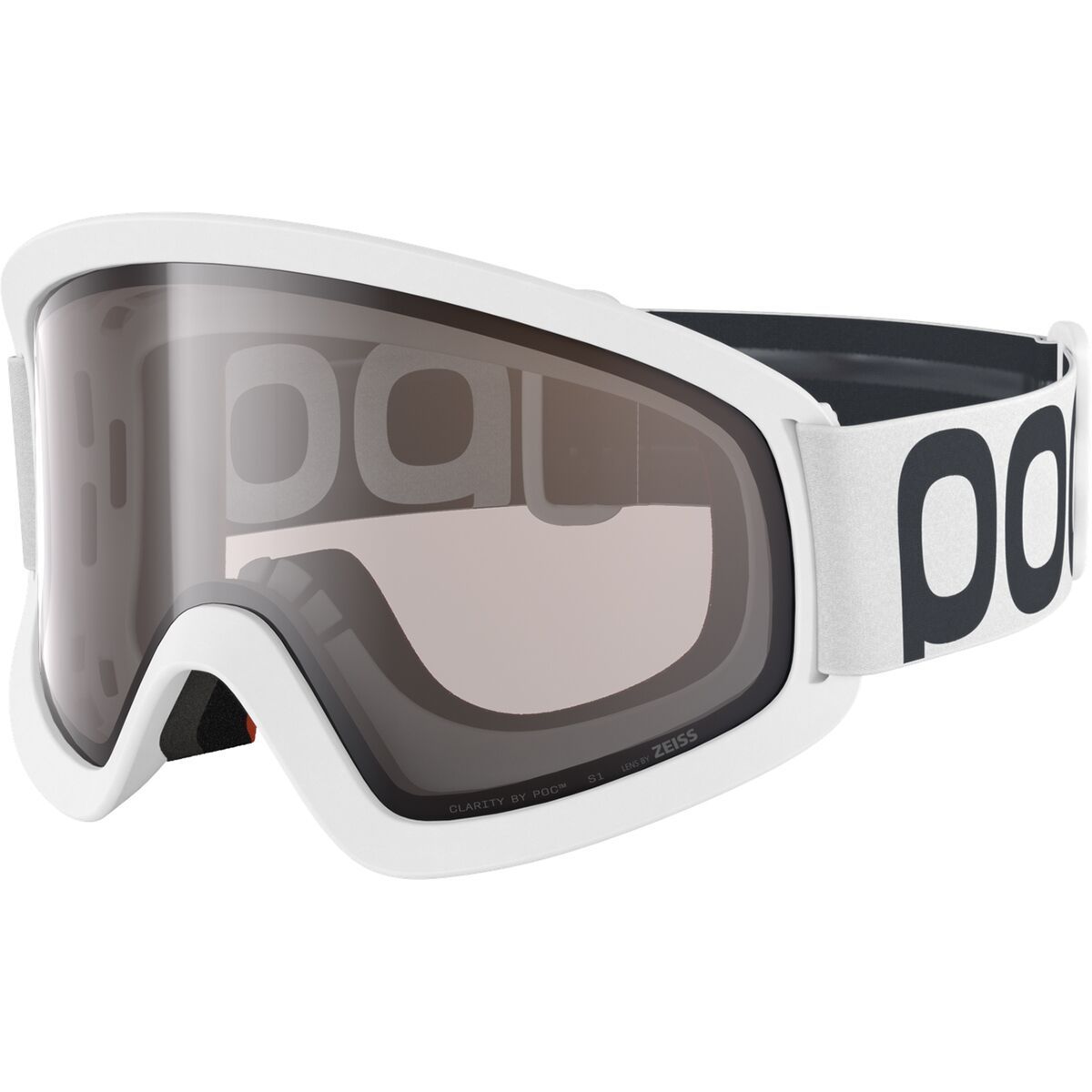 Image of POC Ora Goggles Hydrogen White/Clarity Trail, One Size