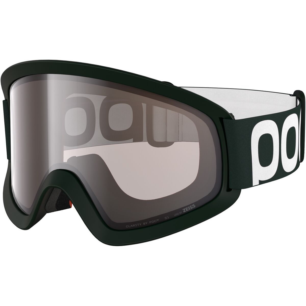 Image of POC Ora Goggles Pargasite Green/Clarity Trail, One Size