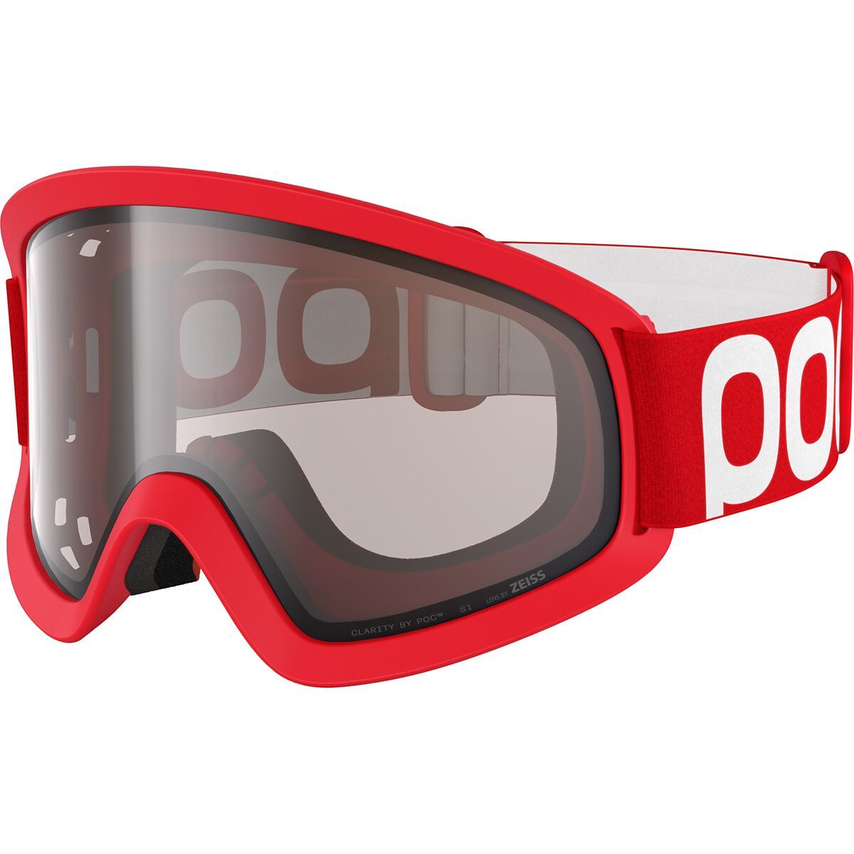 Image of POC Ora Goggles Prismane Red/Clarity Trail/Cloudy Brown, One Size
